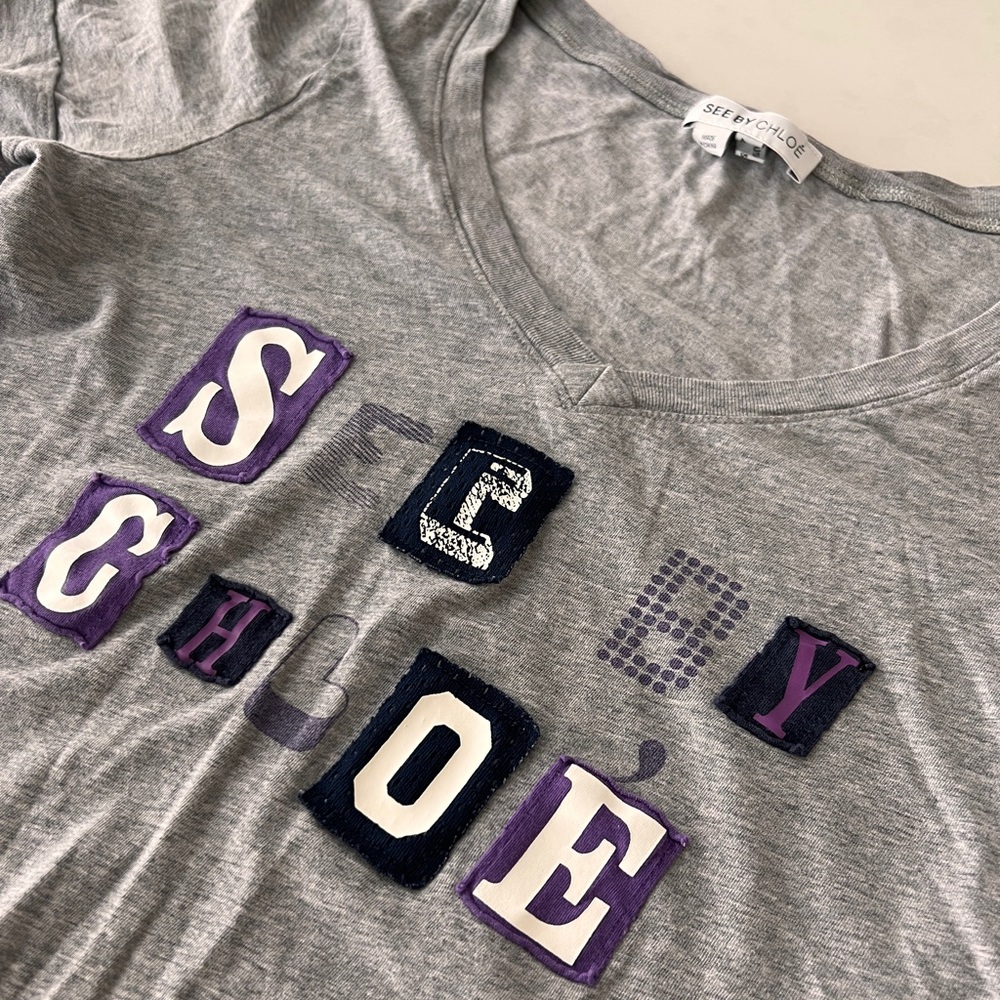 See By Chloe Logo Tee